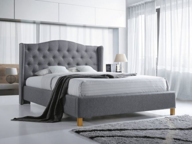 Кровать SIGNAL ASPEN серый, 140/200 NEW