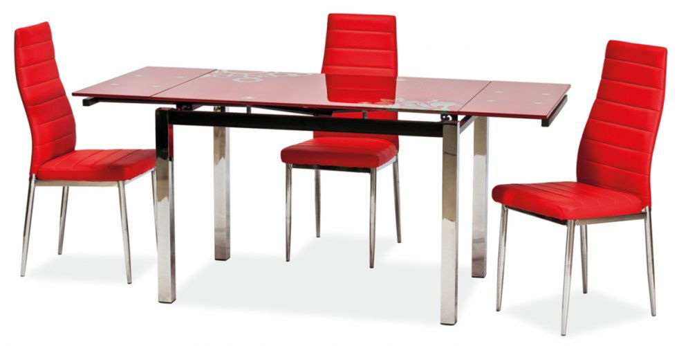 Стол обеденный SIGNAL GD017 красный