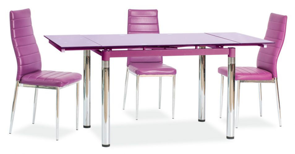 Стол обеденный SIGNAL GD018 фиолетовый