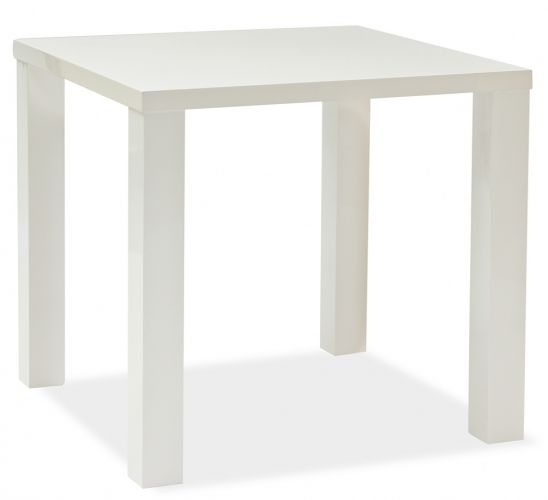 Стол обеденный SIGNAL MONTEGO белый лак, 80/80/75 (H1)
