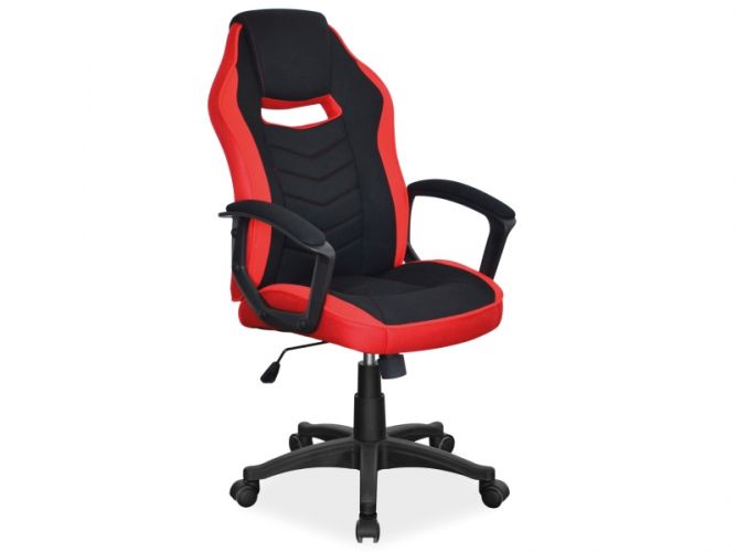 Кресло компьютерное SIGNAL CAMARO черный/красный NEW
