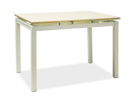 Стол обеденный SIGNAL TURIN 110 раскладной, крем 110-170/70/76 NEW