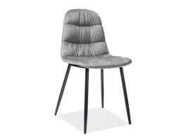 Стул SIGNAL VEDIS VELVET серый NEW