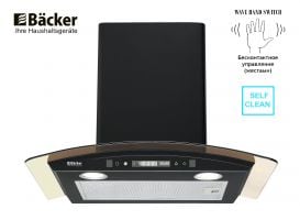 Кухонная вытяжка Backer QD60E-MC Black 12K