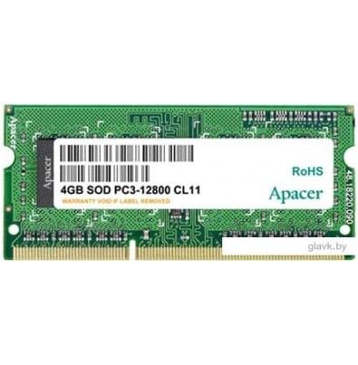 Apacer 4GB DDR3 SO-DIMM PC3-12800 [AS04GFA60CATBGJ]