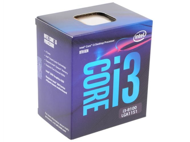 Intel Core i3-8100 (Box)