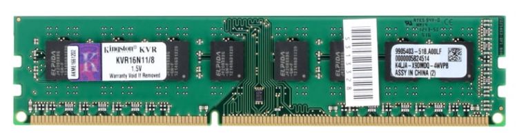Kingston ValueRAM 8GB DDR3 PC3-12800 (KVR16LN11/8)