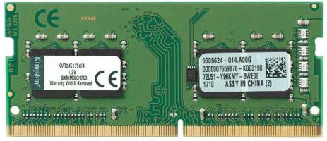 Kingston ValueRam 4GB DDR4 SODIMM PC4-19200 KVR24S17S6/4