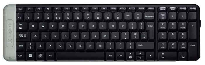 Logitech Wireless Keyboard K230 Black USB