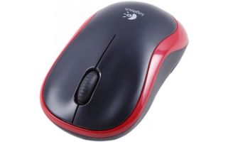 Logitech Wireless Mouse M185, Red (910-002240)
