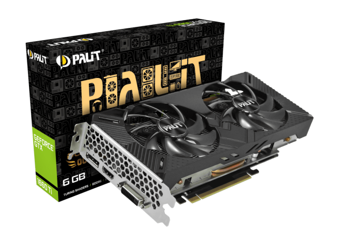 Palit GeForce GTX 1660 Ti Dual 6GB GDDR6 NE6166T018J9-1160A