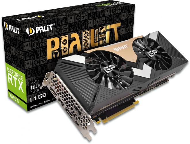 Palit GeForce RTX 2080 Ti Dual 11GB GDDR6 NE6208T020LC-150A