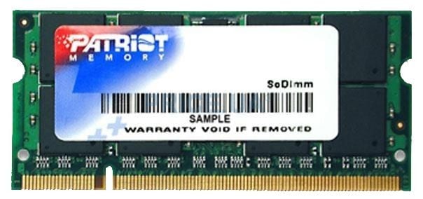 Patriot 2GB DDR2 SO-DIMM PC2-6400 (PSD22G8002S)