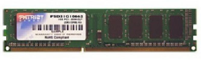 Patriot 4GB DDR3 PC3-10600 (PSD34G13332)