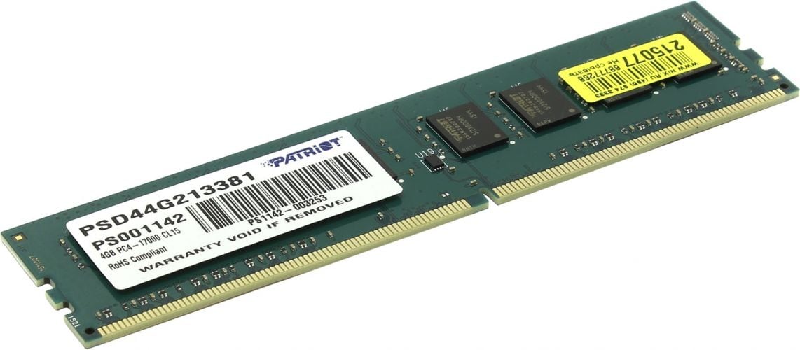 Patriot Signature Line 4GB DDR4 DIMM PC4-17000 [PSD44G213381]