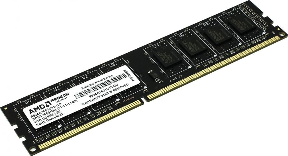 AMD Radeon RE1600 Entertainment 4GB DDR3 PC3-12800 (R534G1601U1S-UO)