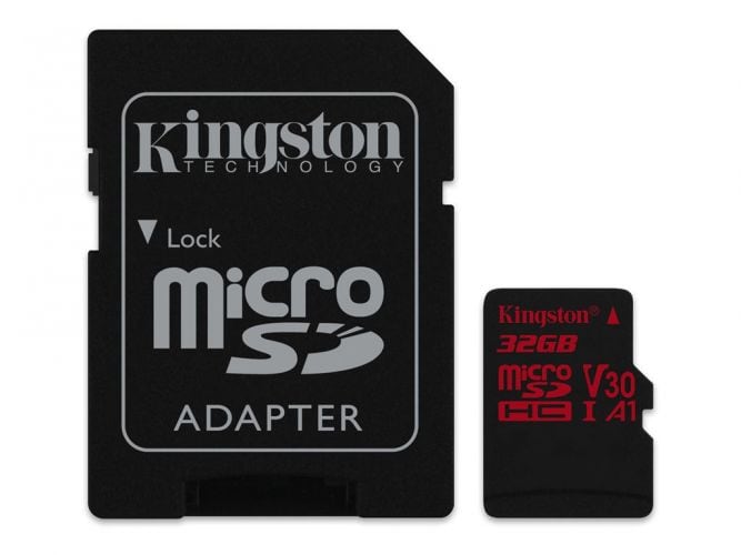Kingston Canvas React SDCR/32GB microSDHC 32GB (с адаптером)