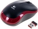 Logitech Wireless Mouse M185, Red (910-002240)