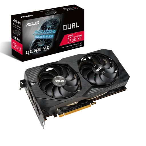 ASUS Dual Radeon RX 5500 XT Evo 8GB GDDR6 DUAL-RX5500XT-O8G-EVO, фото 1