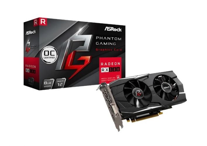 ASRock Phantom Gaming D Radeon RX 580 OC 8GB GDDR5 (PG D RADEON RX580 8G OC)