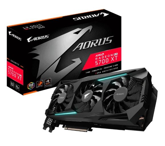 Gigabyte Aorus Radeon RX 5700 XT 8GB GDDR6 GV-R57XTAORUS-8GD, фото 1