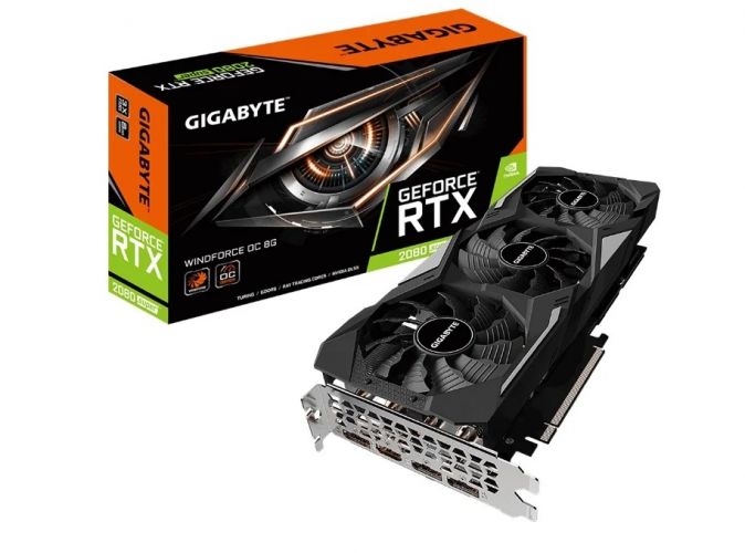 Gigabyte GeForce RTX 2080 Super WindForce OC 8G GV-N208SWF3OC-8GD