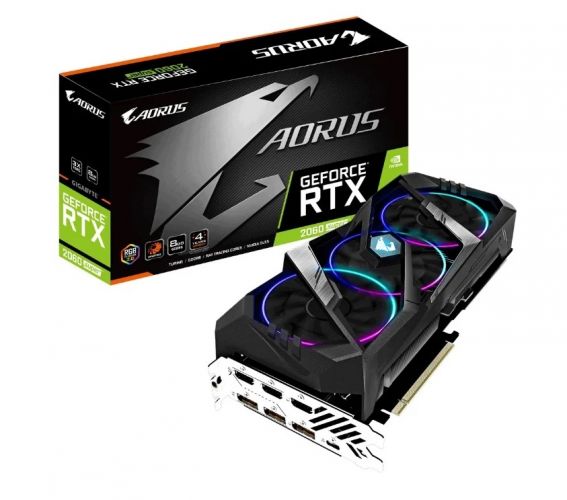 Gigabyte Aorus GeForce RTX 2060 Super 8GB GDDR6 GV-N206SAORUS-8GC