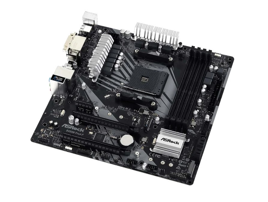 ASRock B450M Pro4-F, фото 2