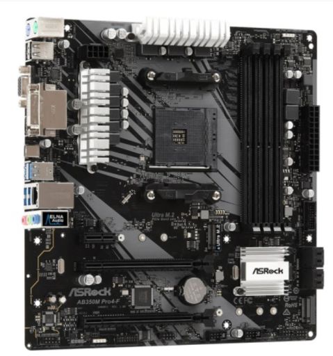 ASRock AB350M Pro4-F, фото 1