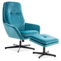 Интерьерное кресло Signal Ford Velvet (бирюзовый)