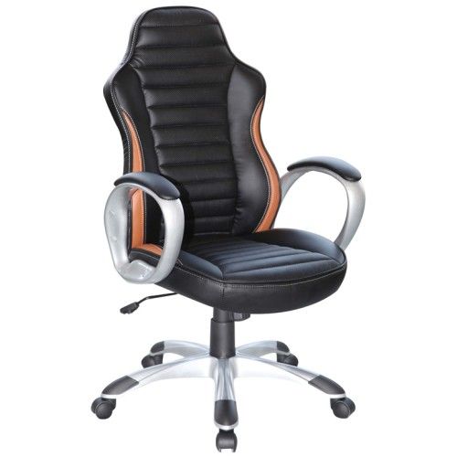 Кресло компьютерное SIGNAL Q-112 черно\коричневое