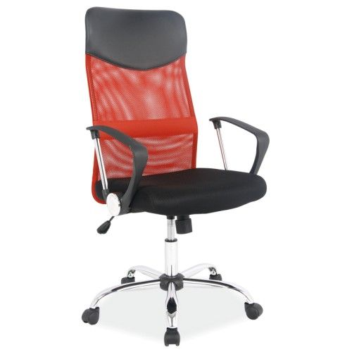 Кресло компьютерное SIGNAL Q-025 красно\черное