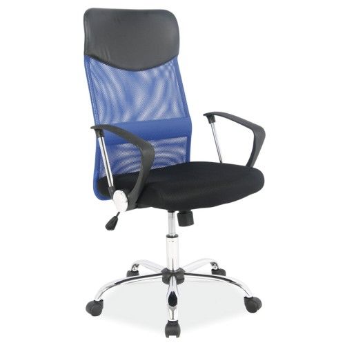Кресло компьютерное SIGNAL Q-025 сине\черное