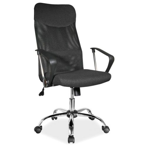 Кресло компьютерное SIGNAL Q-025 черный, ткань NEW
