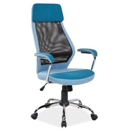 Кресло компьютерное SIGNAL Q-336 синее\черное