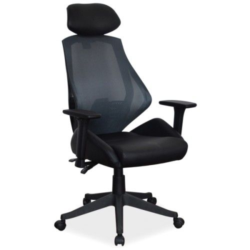 Кресло компьютерное SIGNAL Q-406 черный NEW