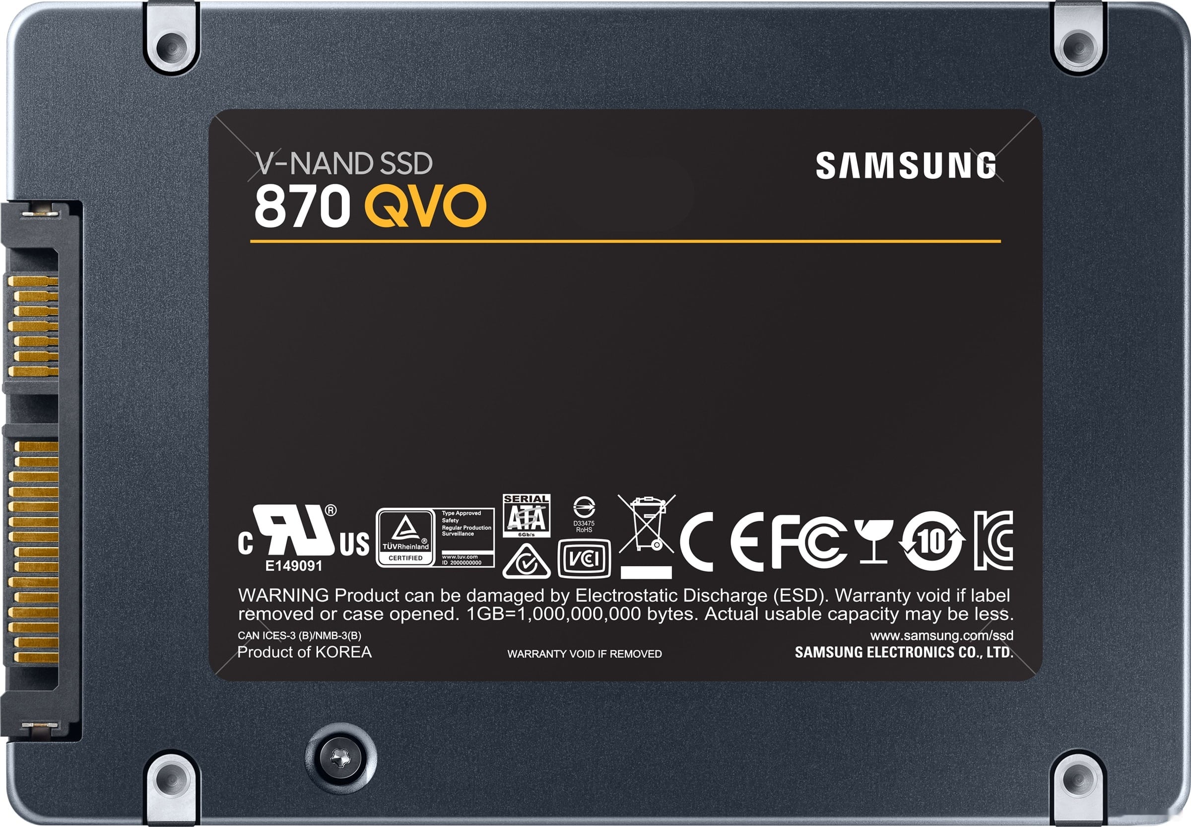 SSD Samsung 870 QVO 1TB MZ-77Q1T0BW, фото 5