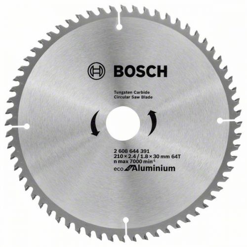 Диск пильный по алюминию Bosch Eco for Aluminium 210x30 мм 64 зуб.