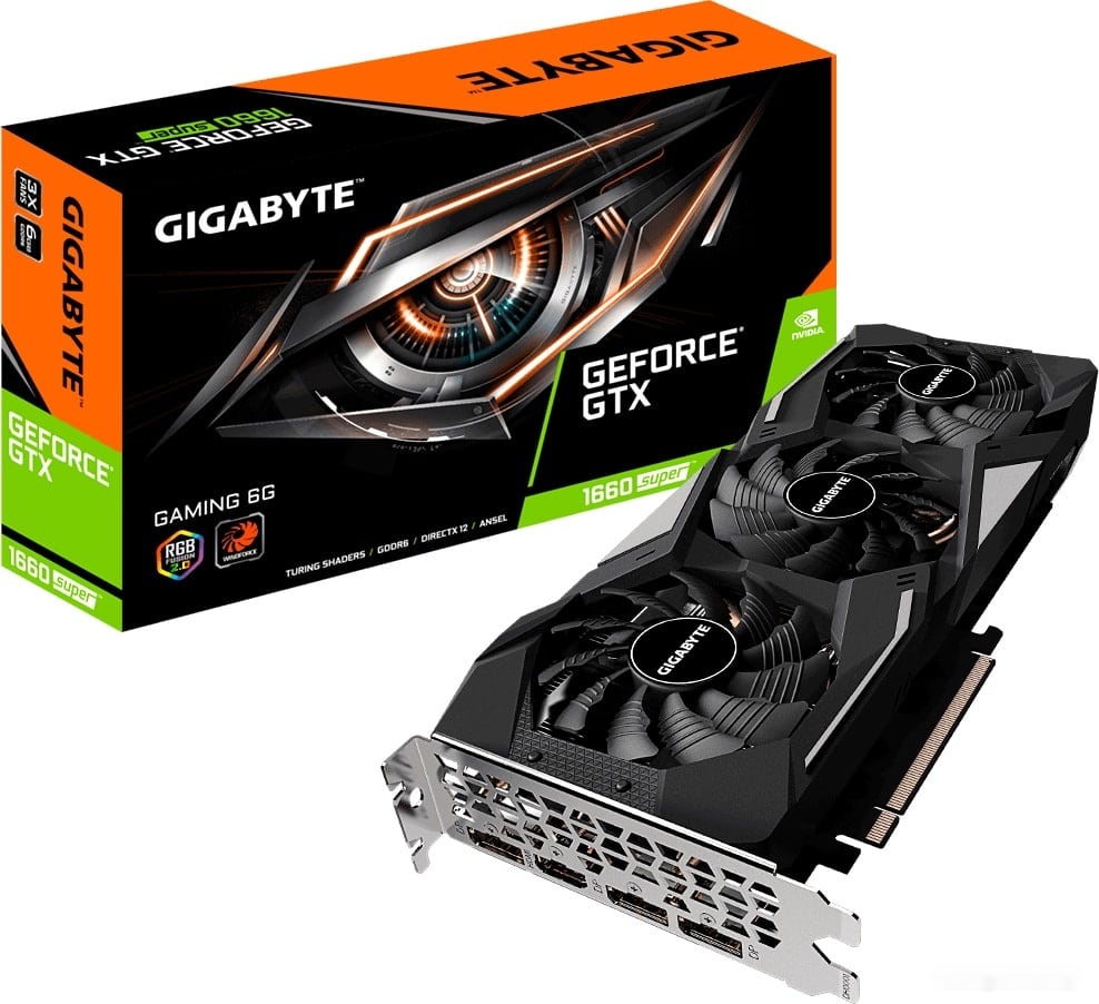Видеокарта Gigabyte GeForce GTX 1660 Super Gaming 6GB GDDR6 GV-N166SGAMING-6GD, фото 9