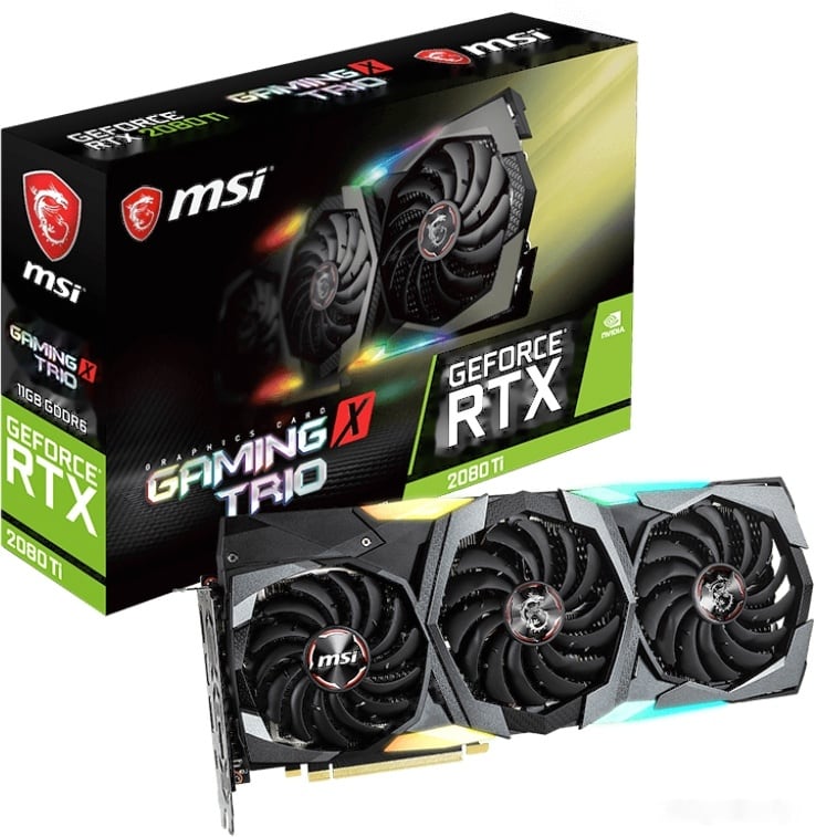 Видеокарта MSI GeForce RTX 2080 Ti Gaming X Trio 11GB GDDR6, фото 5
