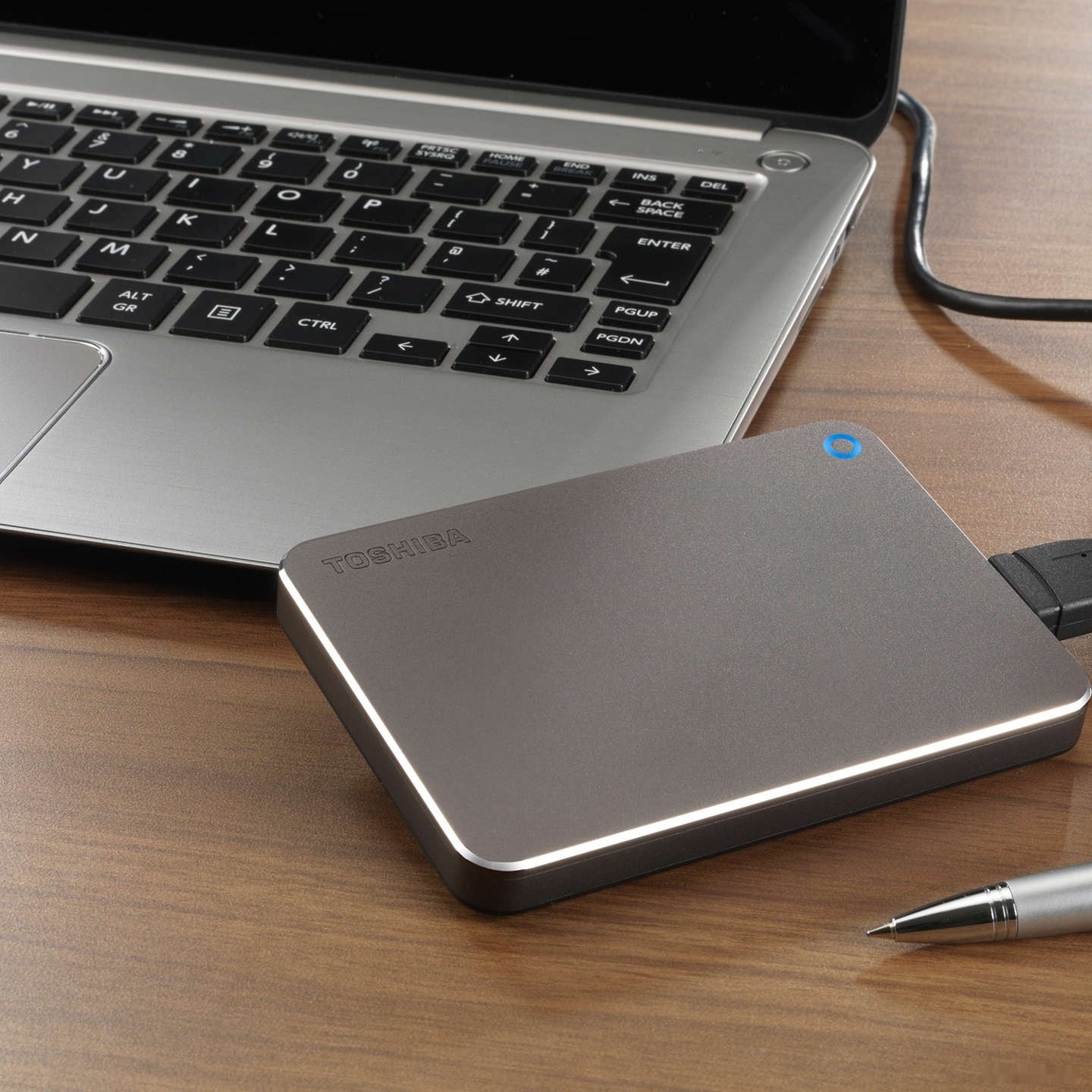 Внешний накопитель Toshiba Canvio Premium HDTW240EB3CA 4TB (темно-серый), фото 5
