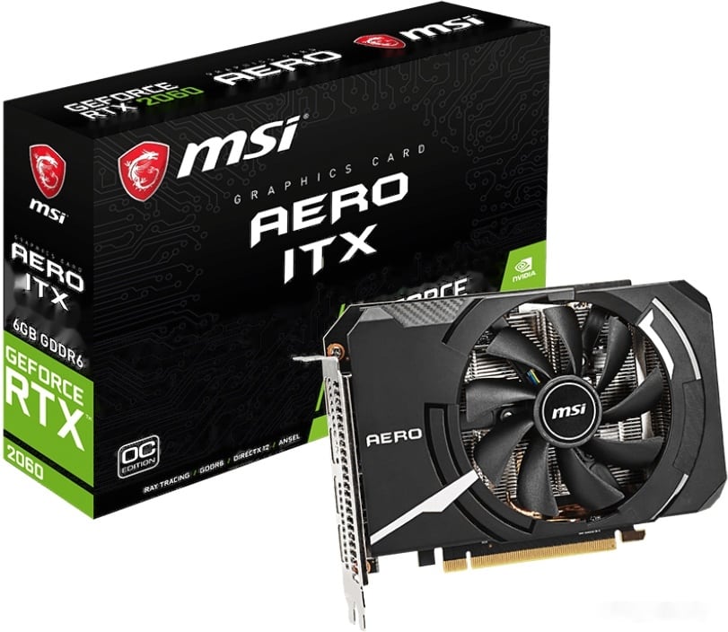 Видеокарта MSI GeForce RTX 2060 Aero ITX OC 6GB GDDR6, фото 5