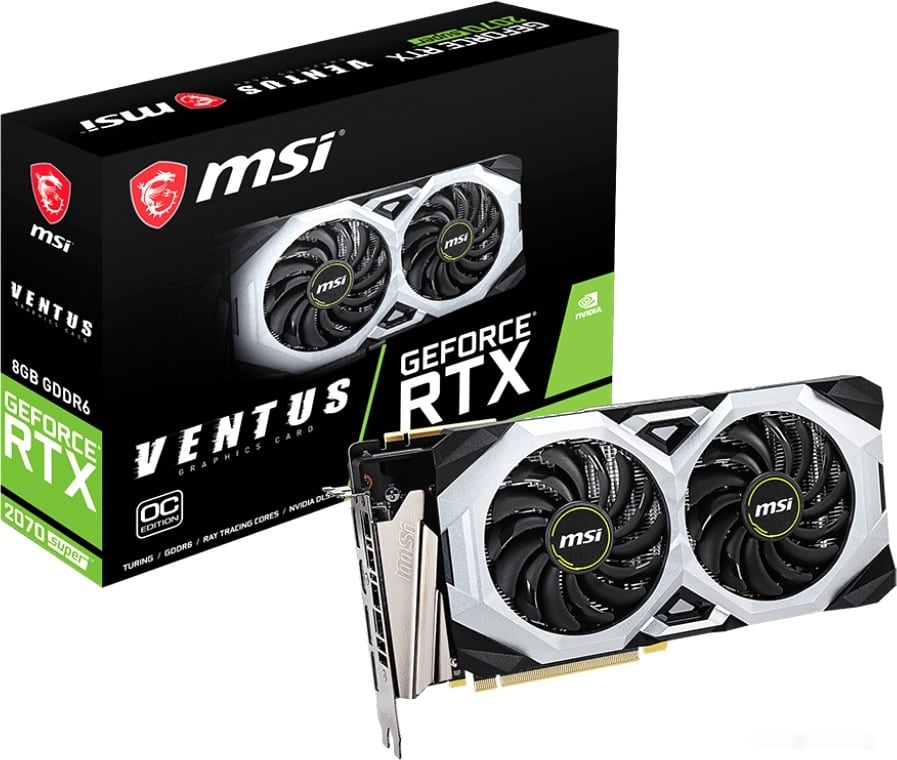 Видеокарта MSI GeForce RTX 2070 Super Ventus OC 8GB GDDR6, фото 5