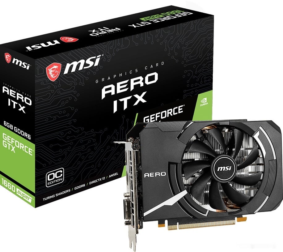 Видеокарта MSI GeForce GTX 1660 Super Aero ITX OC 6GB GDDR6, фото 5