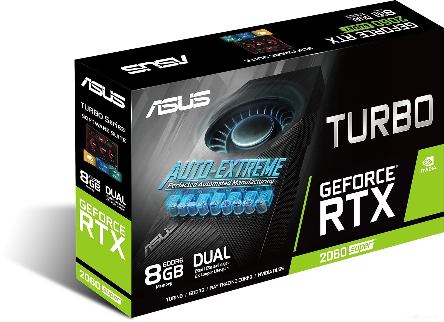 Видеокарта Asus Turbo GeForce RTX 2060 Super Evo 8GB GDDR6 TURBO-RTX2060S-8G-EVO, фото 8
