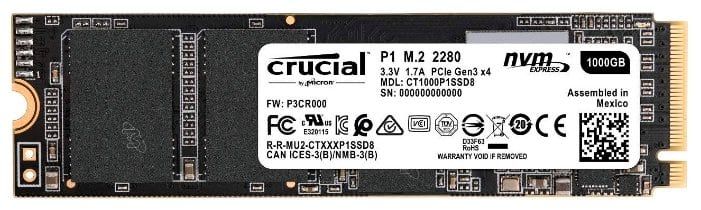 Жесткий диск Crucial CT1000P1SSD8, фото 1