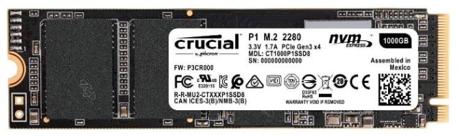 Жесткий диск Crucial CT1000P1SSD8