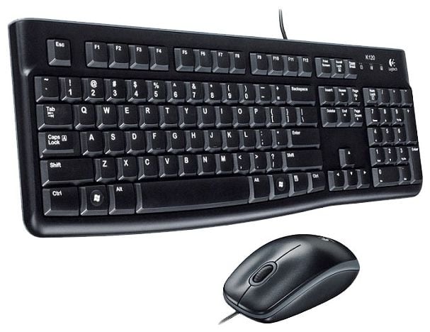 Клавиатура Logitech Desktop MK120 Black USB