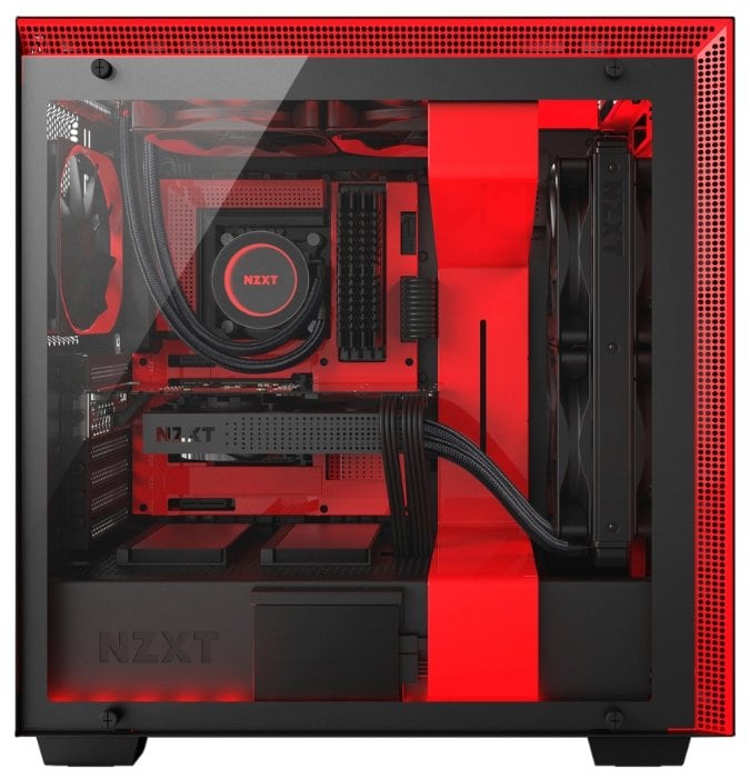Корпус NZXT H700i Black/red, фото 10