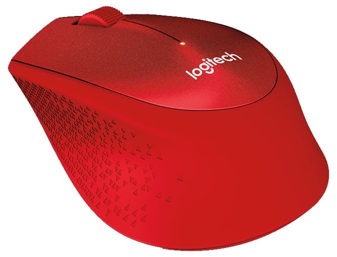  Logitech M330 SILENT PLUS Red USB, фото 2